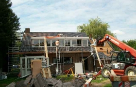 Dakrenovatie - Nibbixwoud. Werkzaamheden.