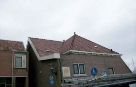 Oude pannen Scoutinggebouw Medemblik