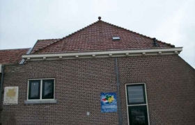 Oude pannen Scoutinggebouw Medemblik
