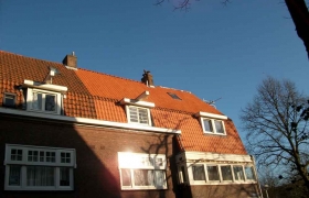 Nieuwe dakpannen - Amsterdam