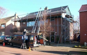 Nieuwe dakpannen - Wormer